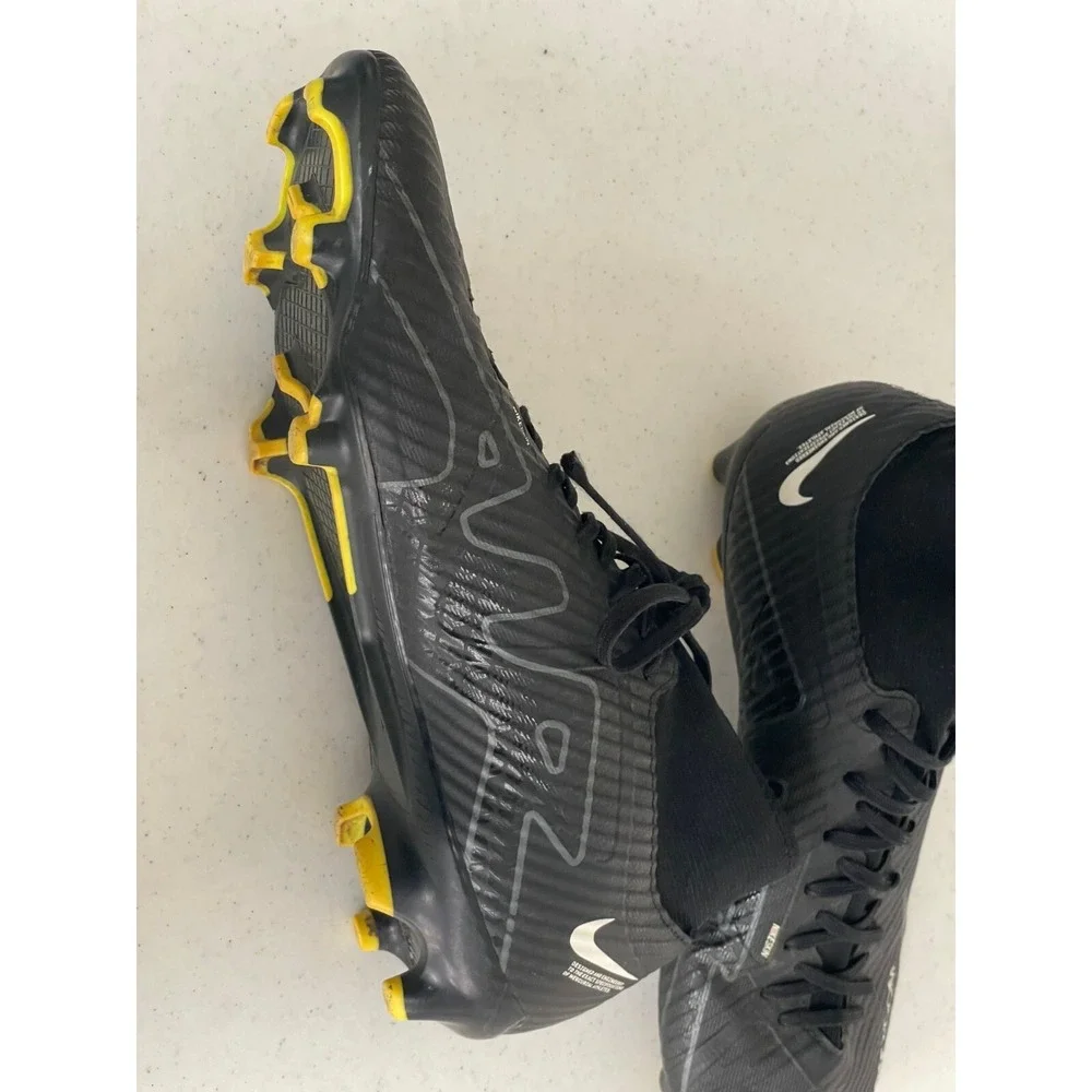 Nike Zoom Mercurial Superfly Academy Black Soccer Cleats Women's 9.5 Shoes